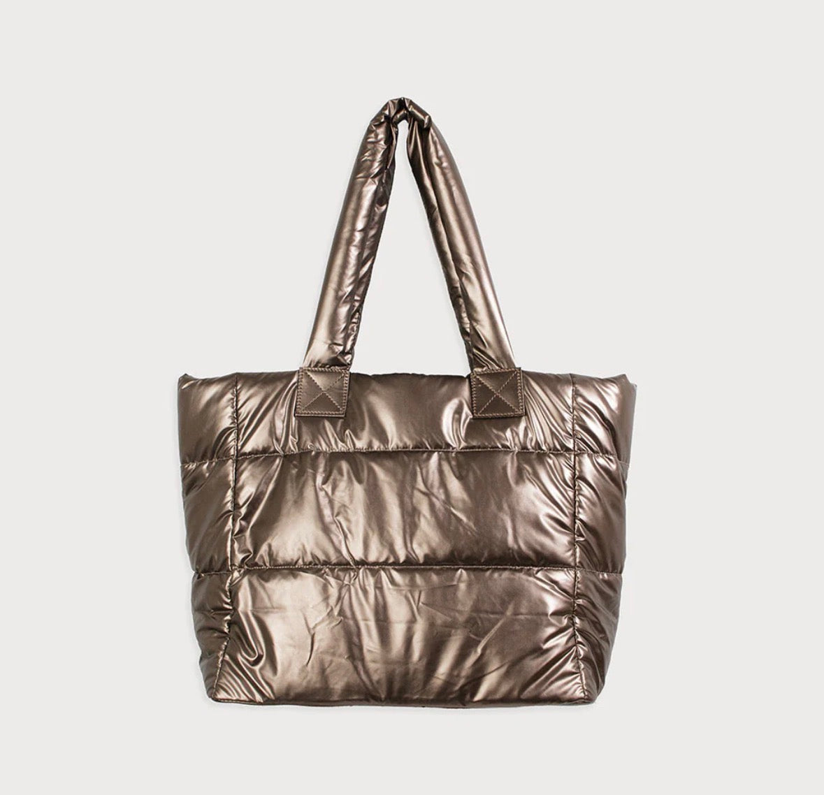 Quilted Puffer Tote Bag