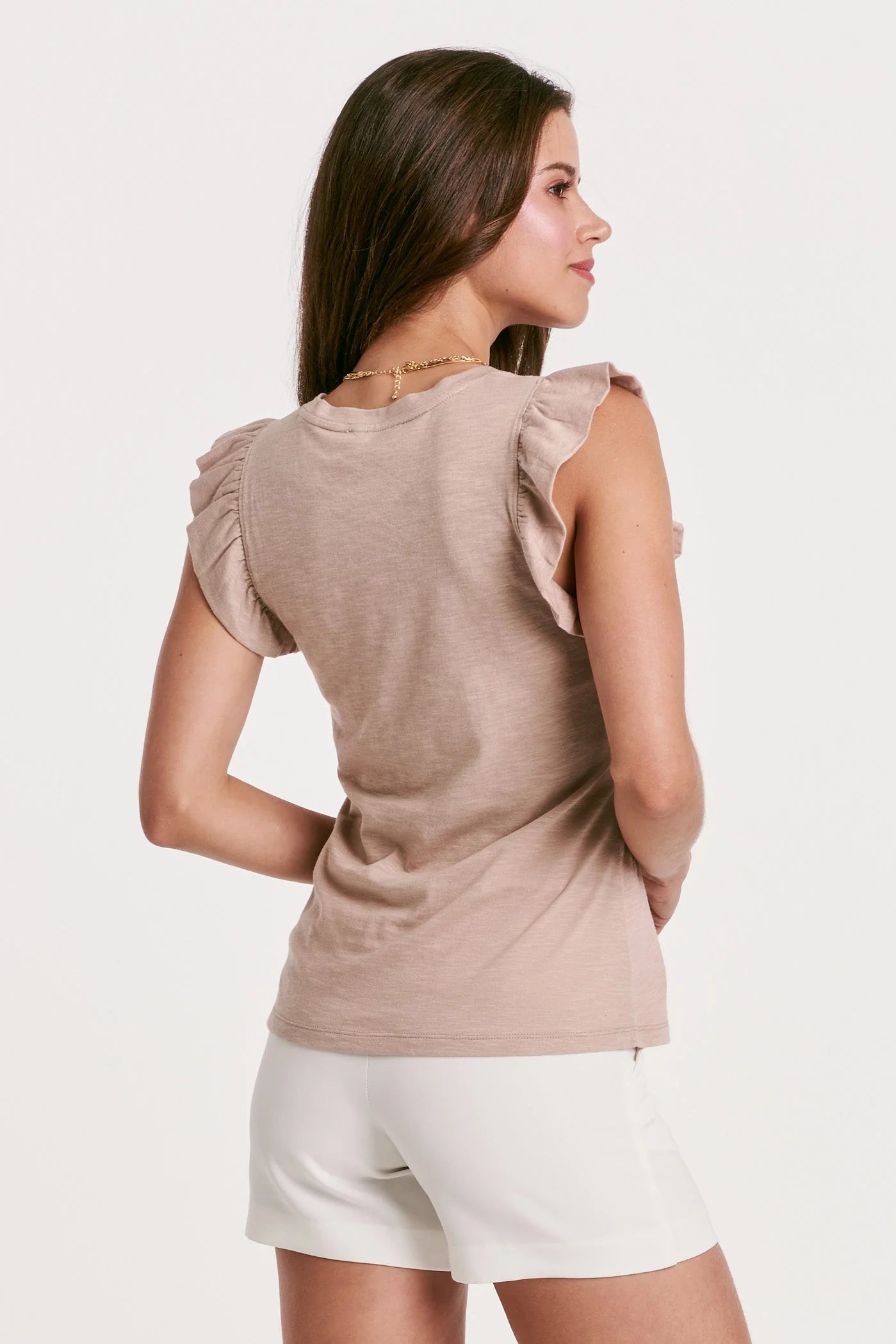 North Ruffle Sleeve Tee