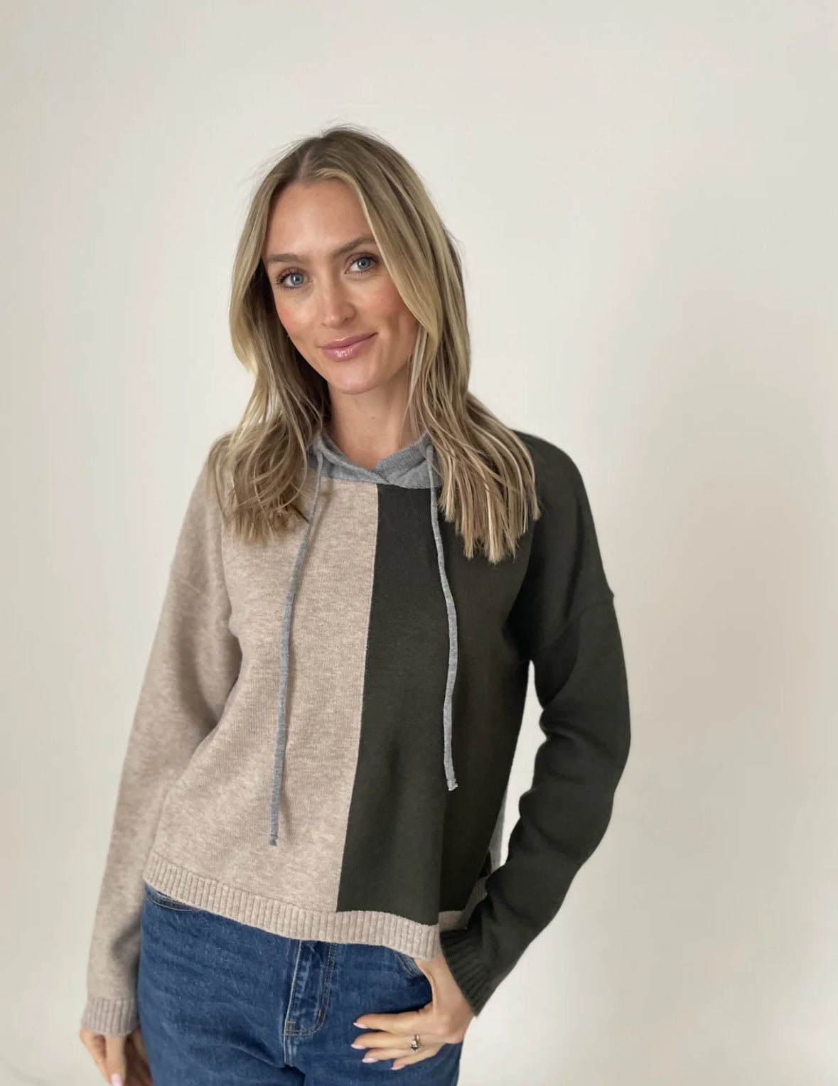 Demi Color Block Hoodie