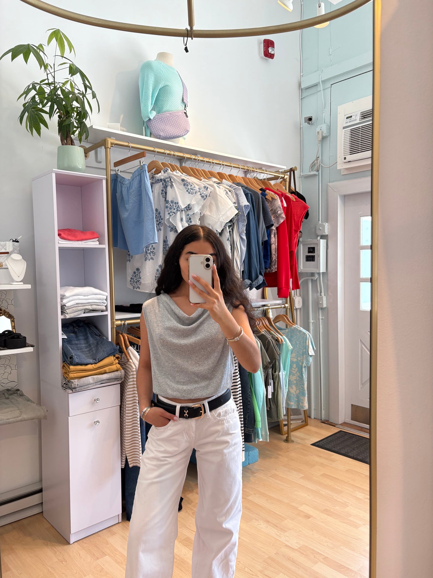 Draped Cowl Neck Tank