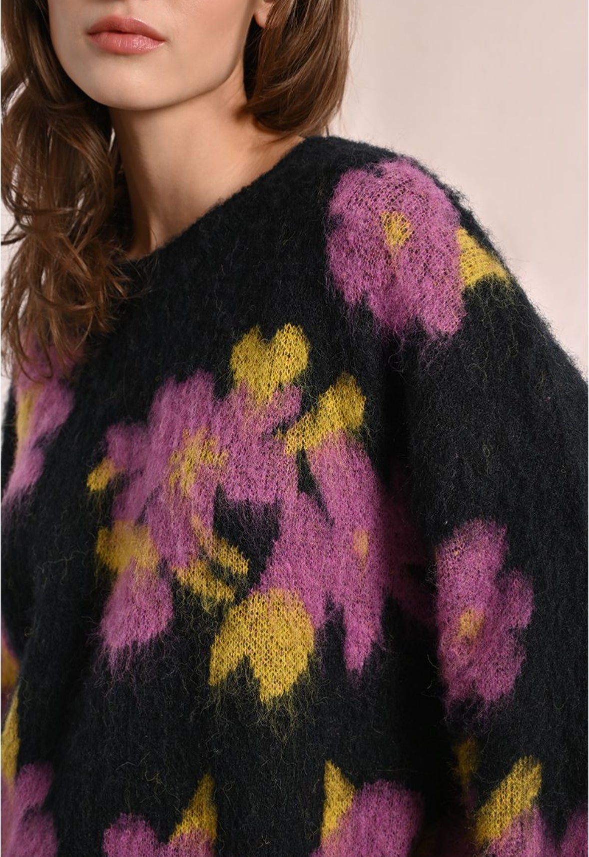 Floral Knitted Sweater