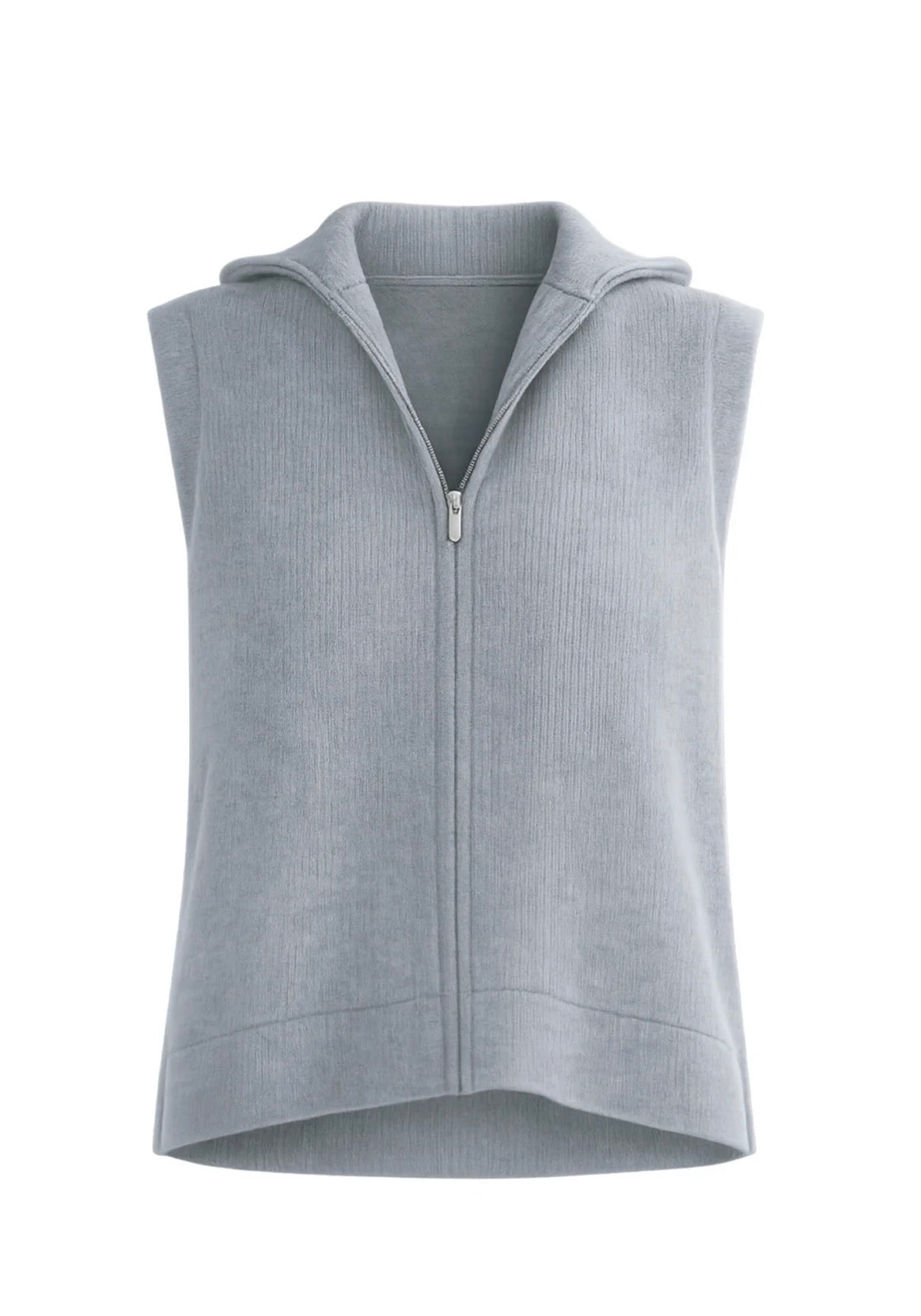 Heather Gray Ribbed Vest by Dear John