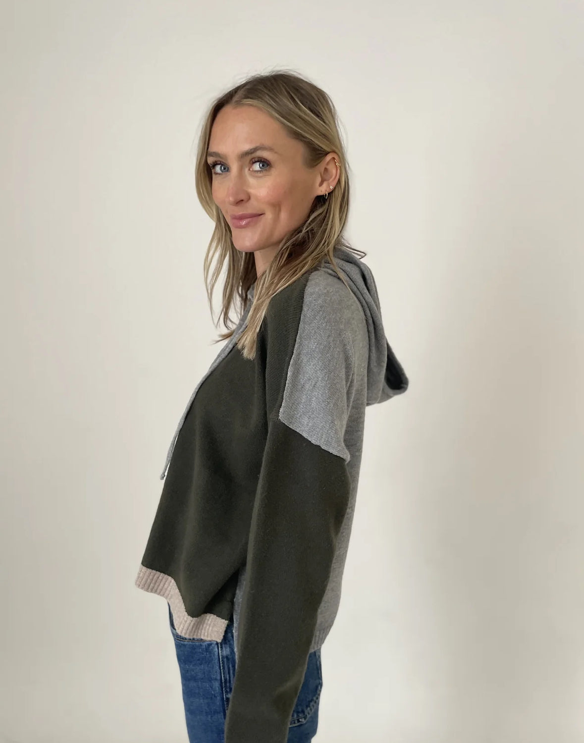 Demi Color Block Hoodie