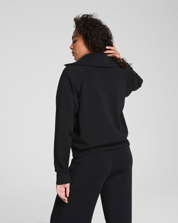Spanx Half Zip Black