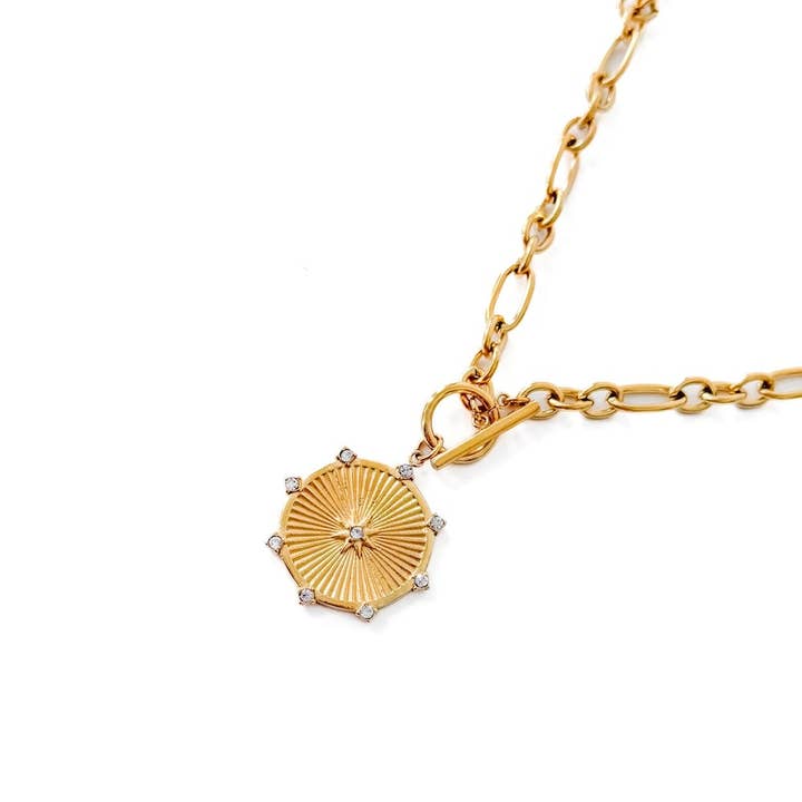 Sunburst Toggle Necklace