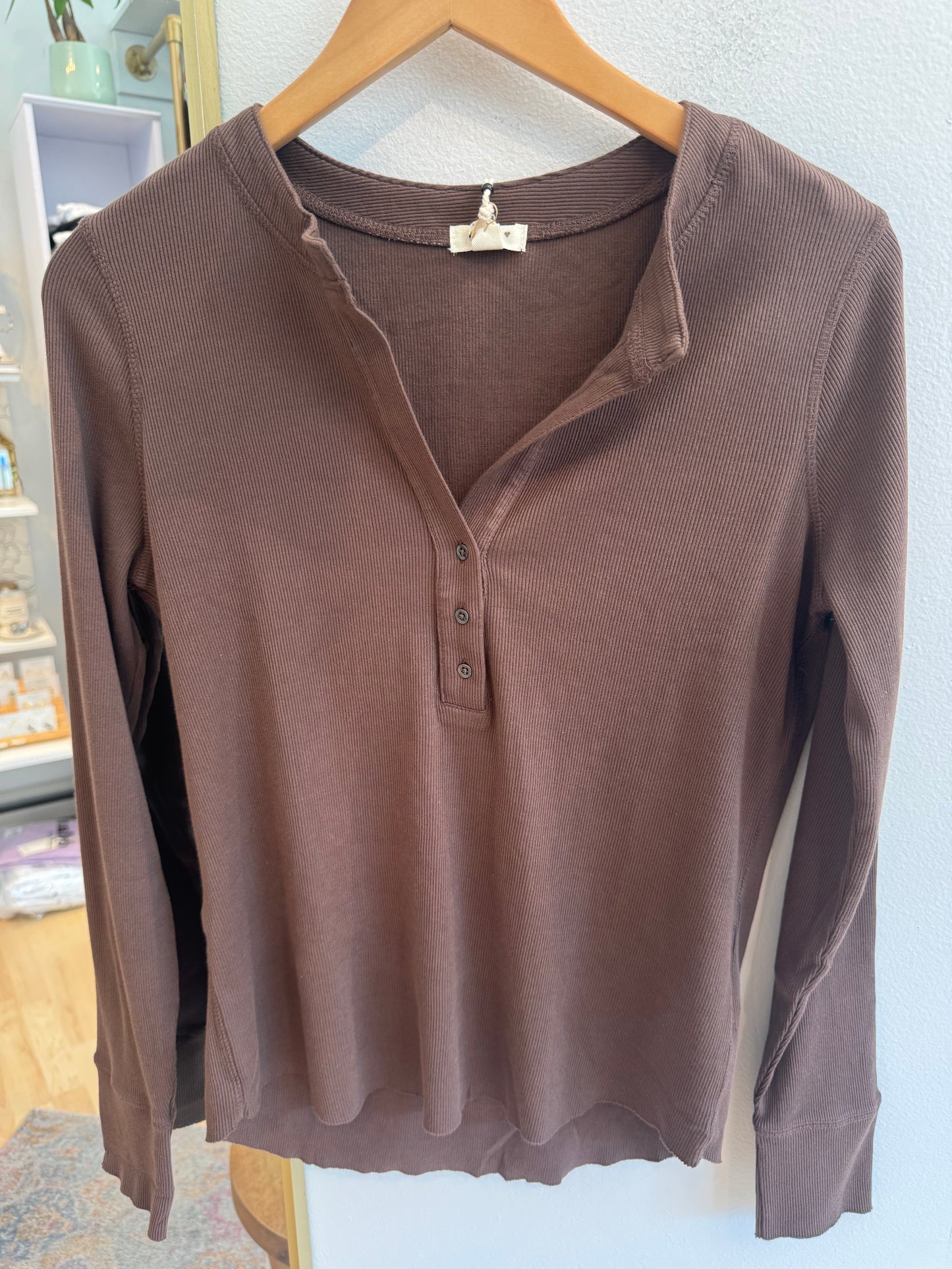 Dylan Reese Ribbed Long Sleeve