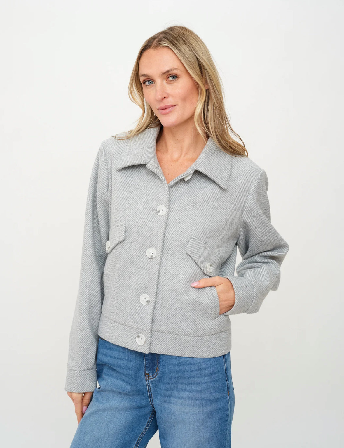 Katrina Herringbone Jacket