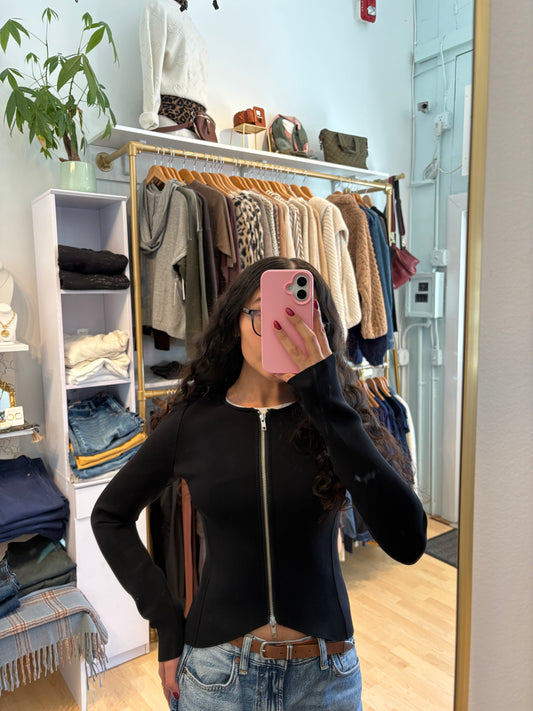 Exposed Zip Jacket