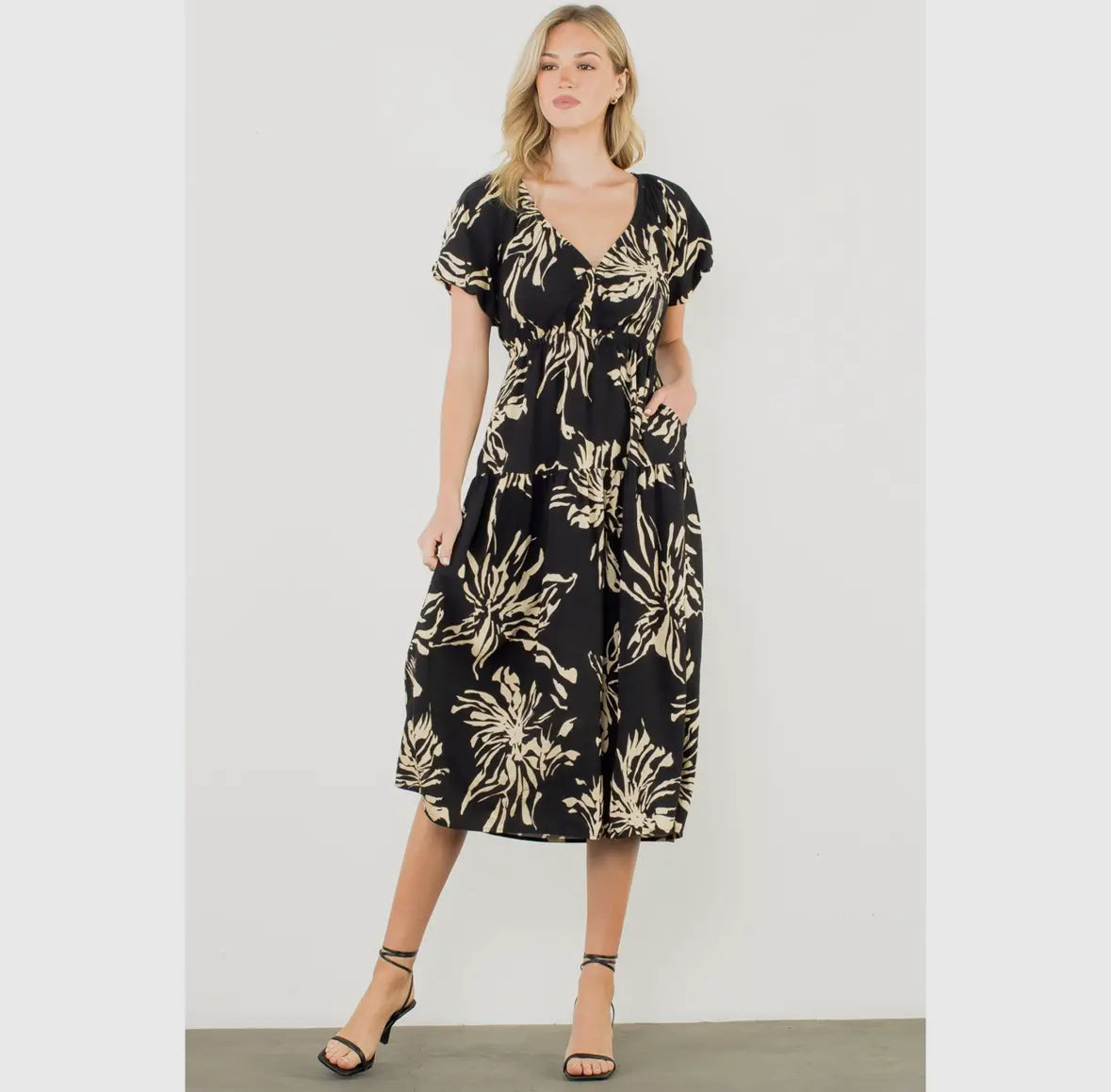Short Sleeve Maxi Dress