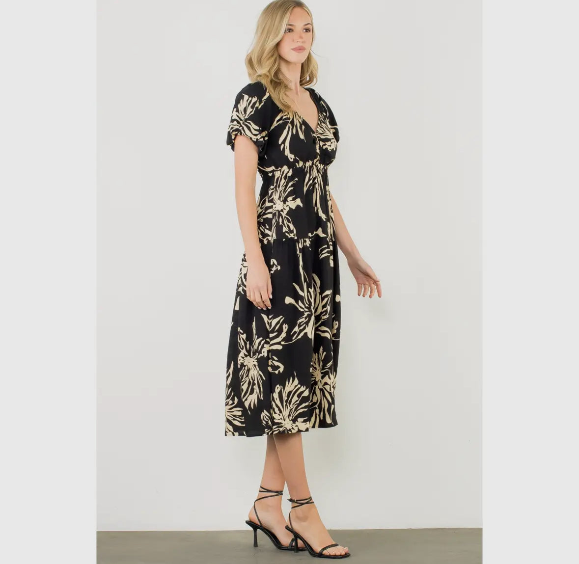 Short Sleeve Maxi Dress