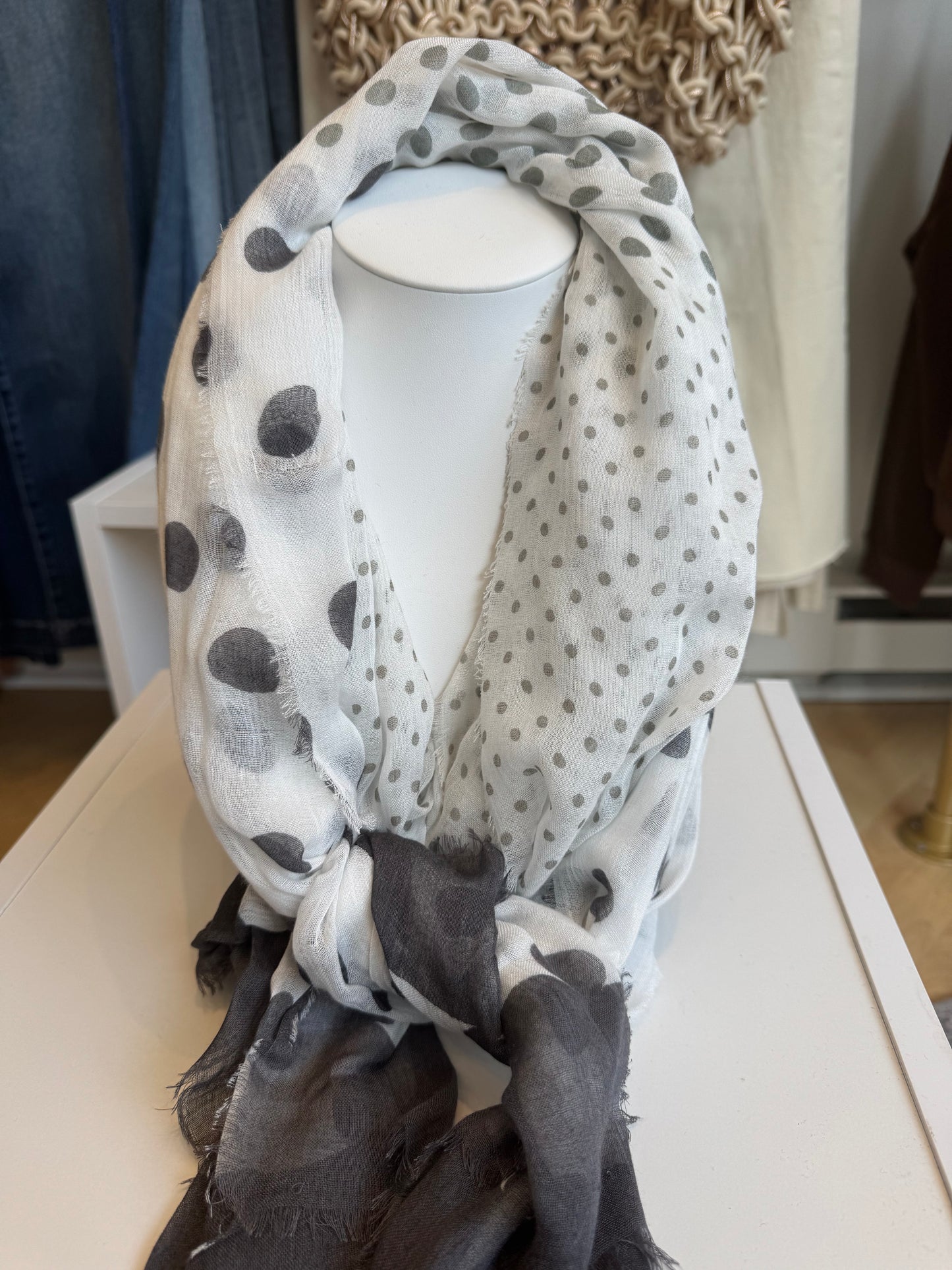 Polka Dot Scarf
