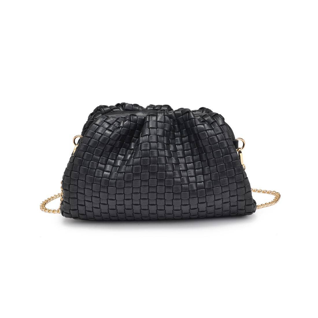 Tate Woven Frame Clutch