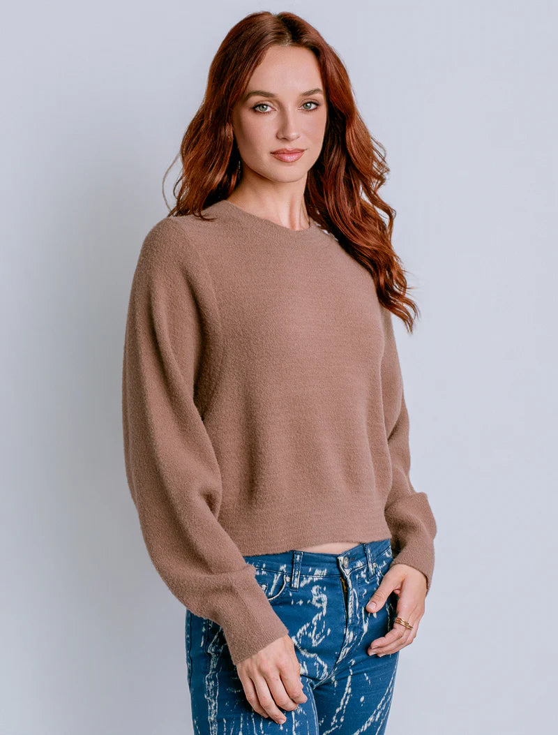 Carrara Cropped Cozy Crewneck Sweater