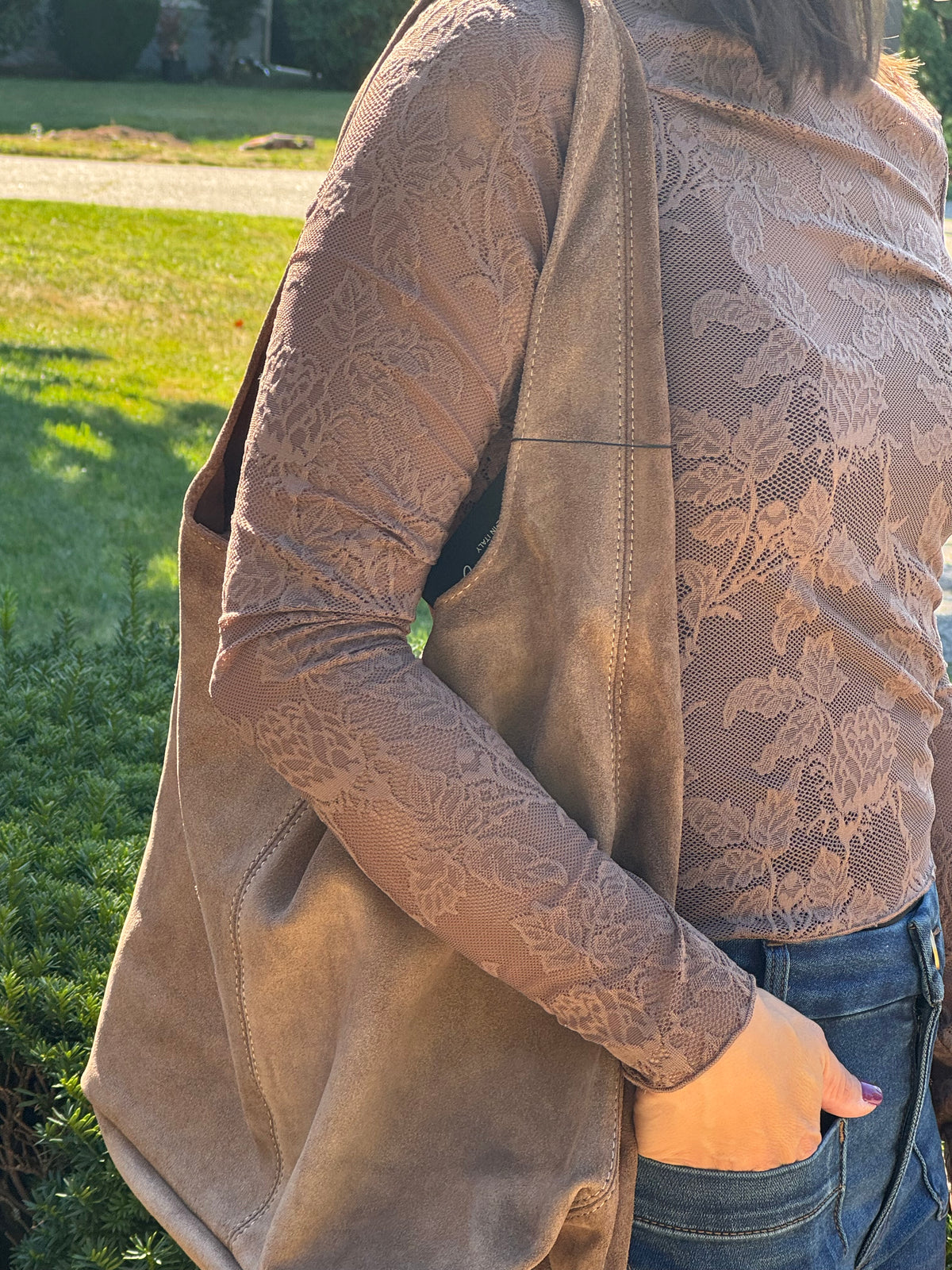 Spencer Funnel Neck Sheer Top