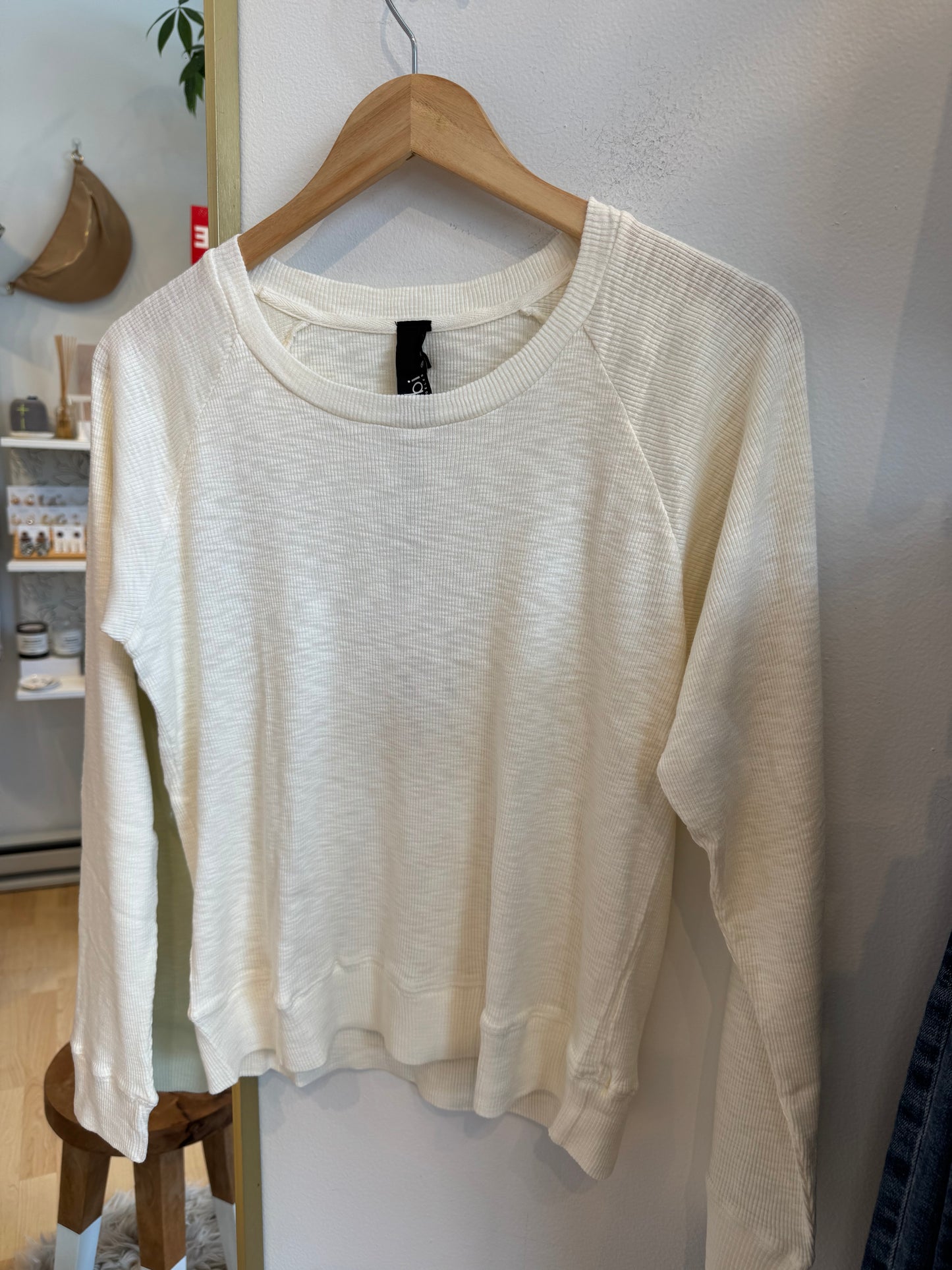 Slouchy Raglan Long Sleeve T-Shirt