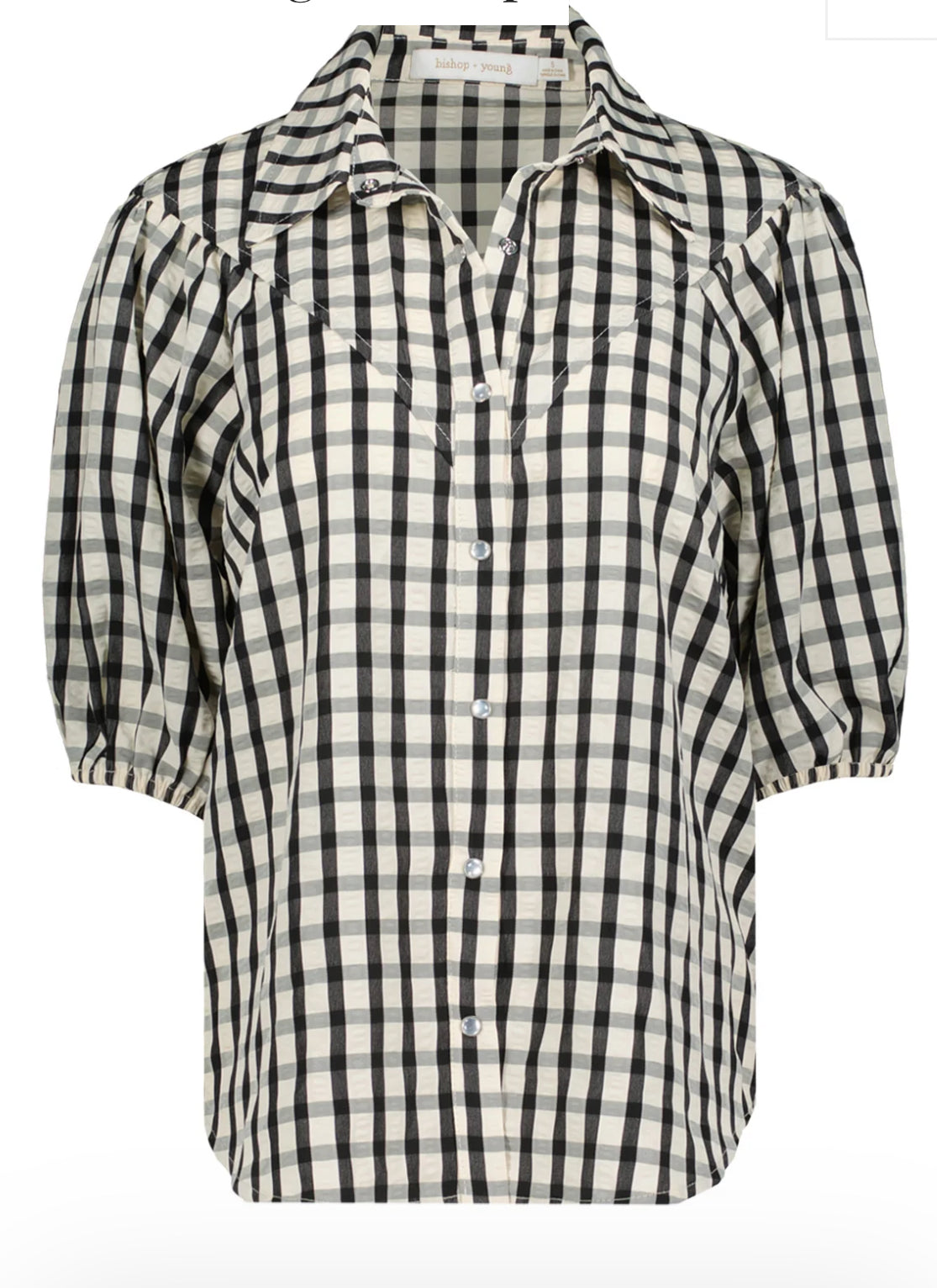 Laurel Gingham Top