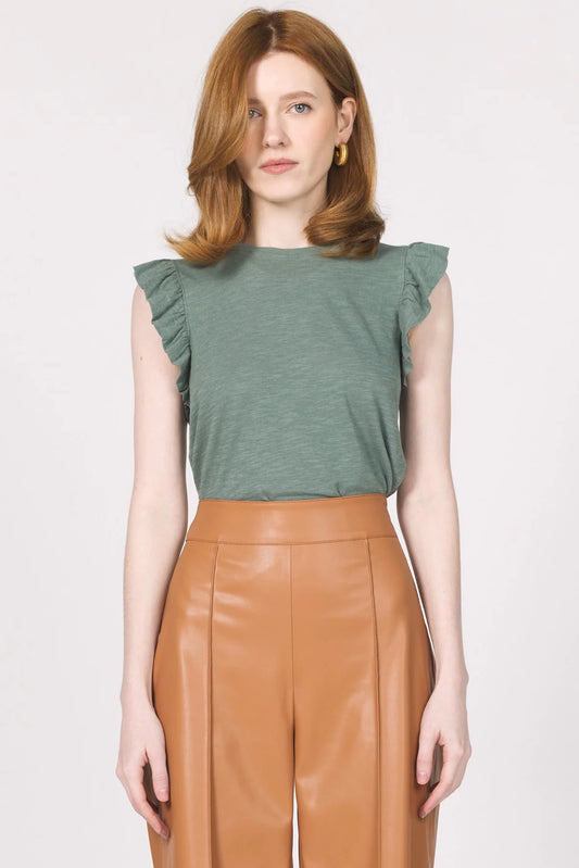 North Ruffle Sleeve Tee