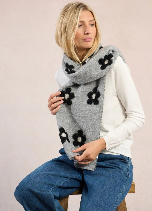 Flowers Hat + Scarf Gift Set
