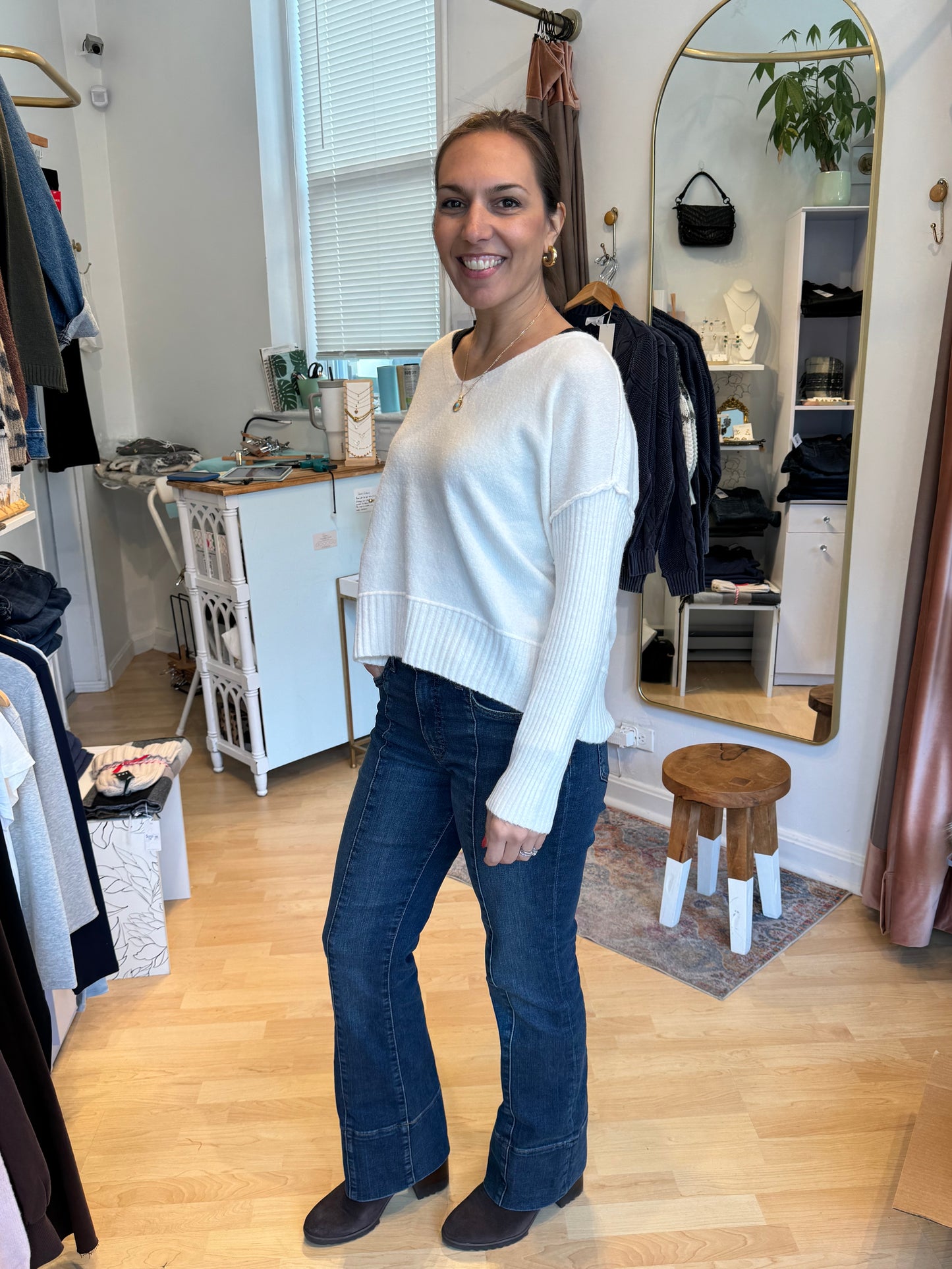 Dear John Clarette Slouchy VNeck Sweater