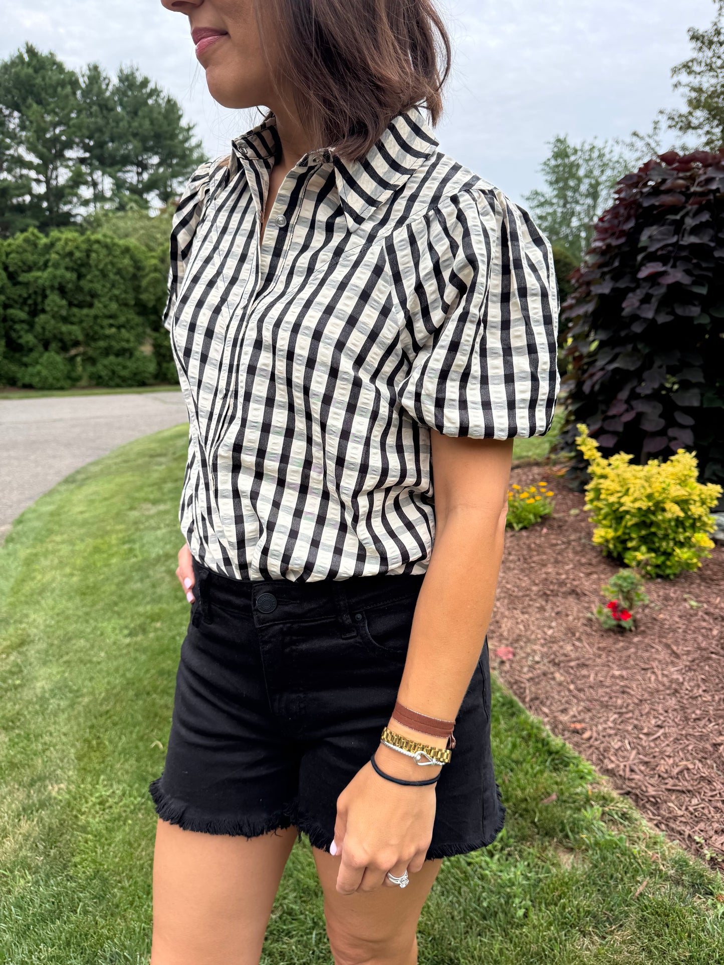 Laurel Gingham Top