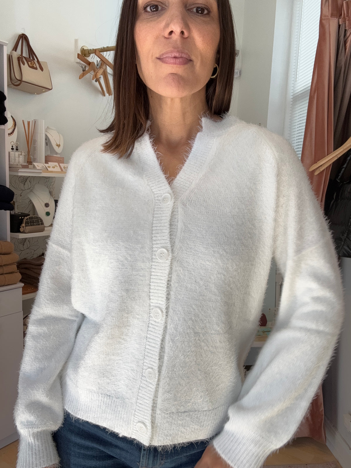 Eyelash Cardigan