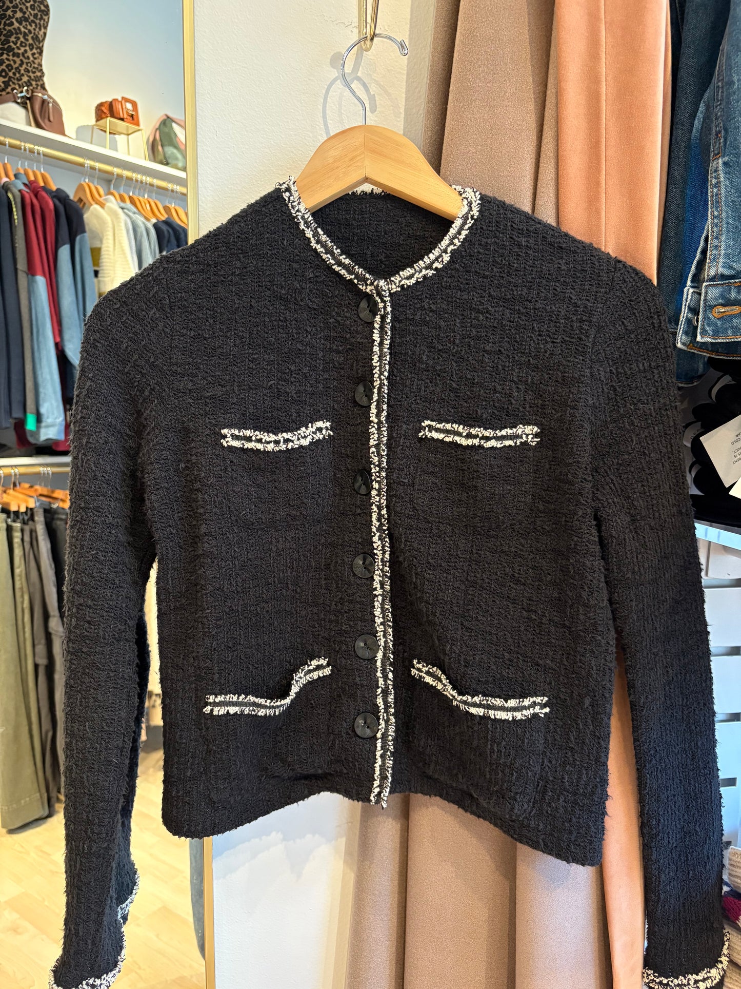 Black and White Lady Jacket