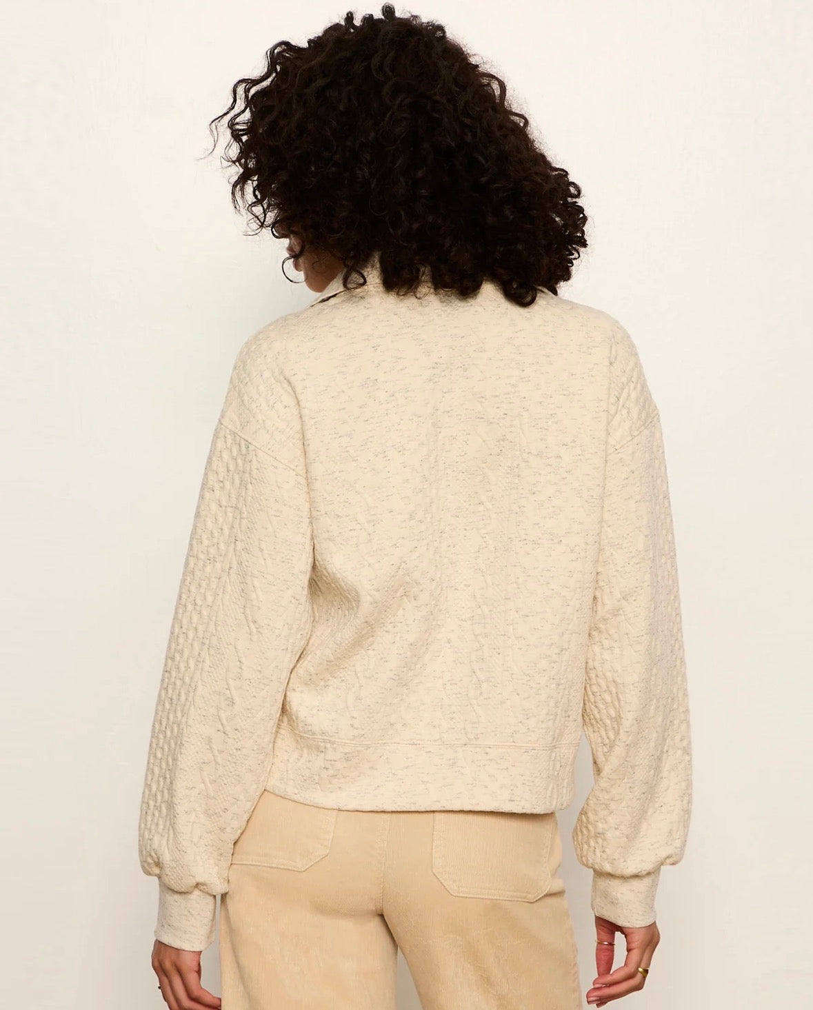 Halley Relaxed Polo Collar Pullover