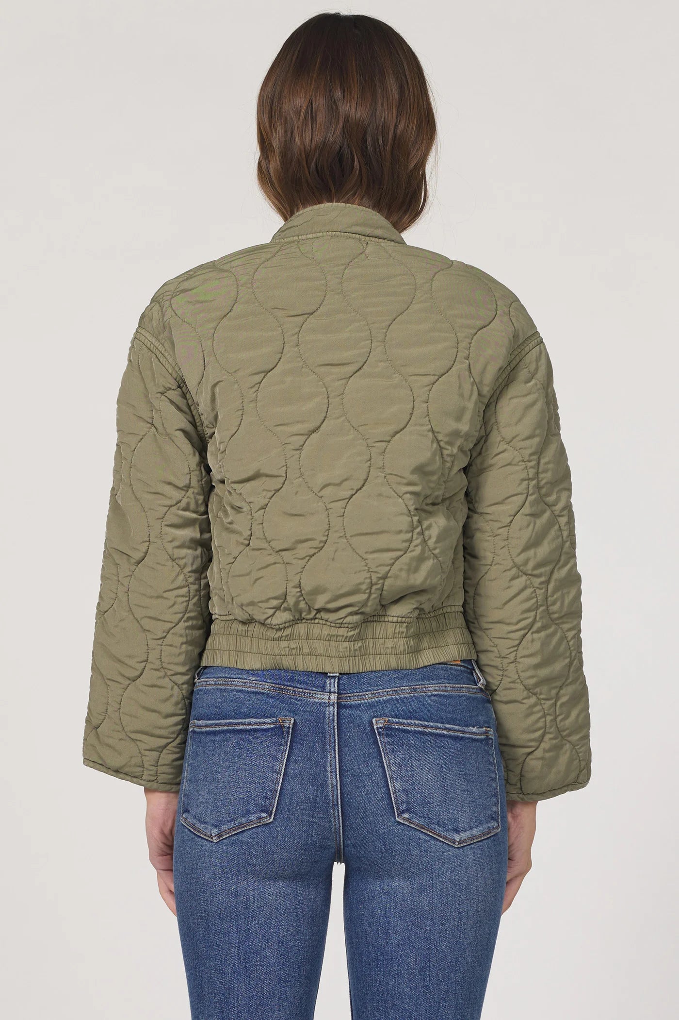 Maverick Cropped Bomber Jacket