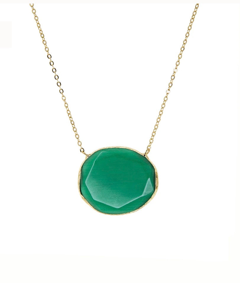 Faceted Glass Necklace