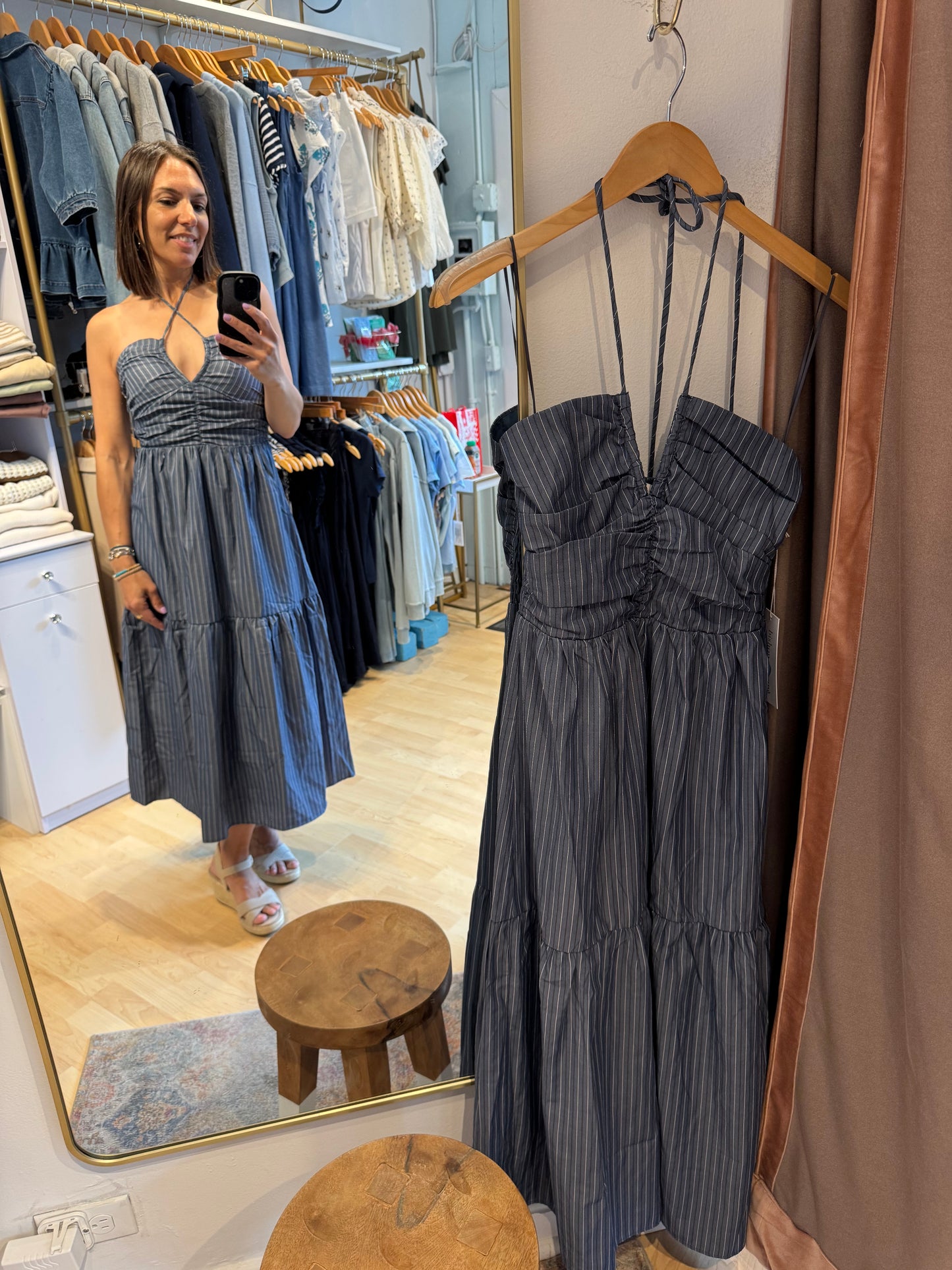 Aeries Halter Dress