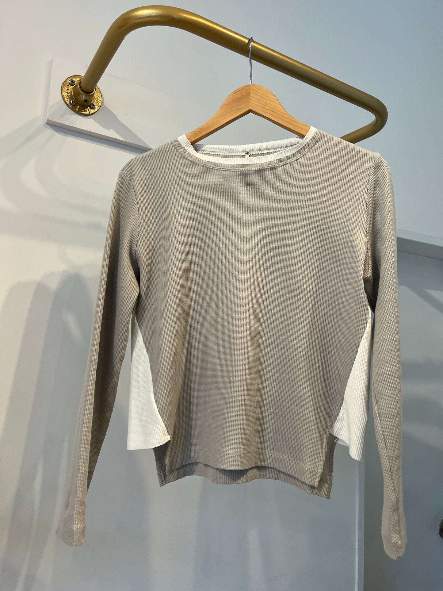 Side Patch Long Sleeve Tee