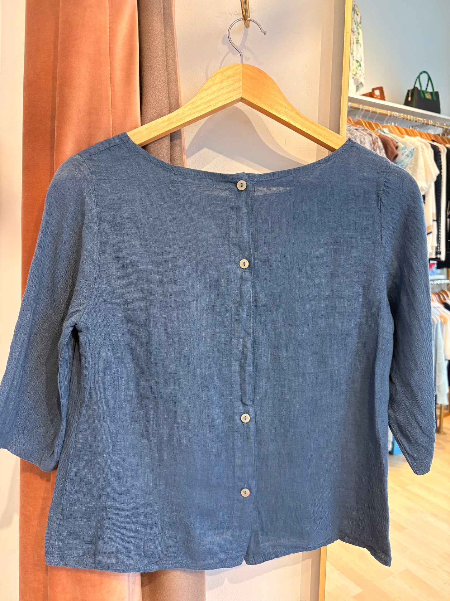 Linen Magnolia Blouse