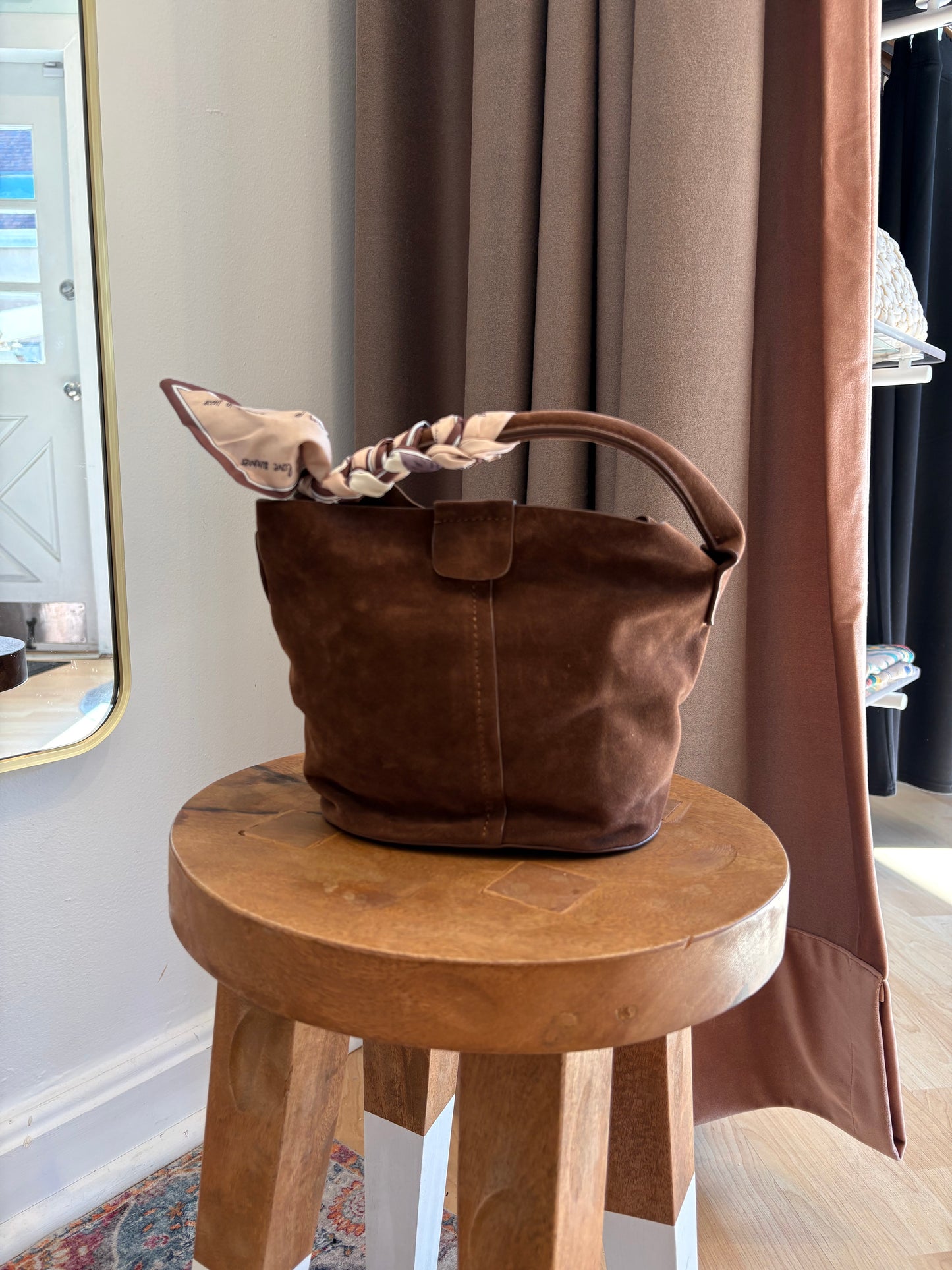 Suede Serenity Bag