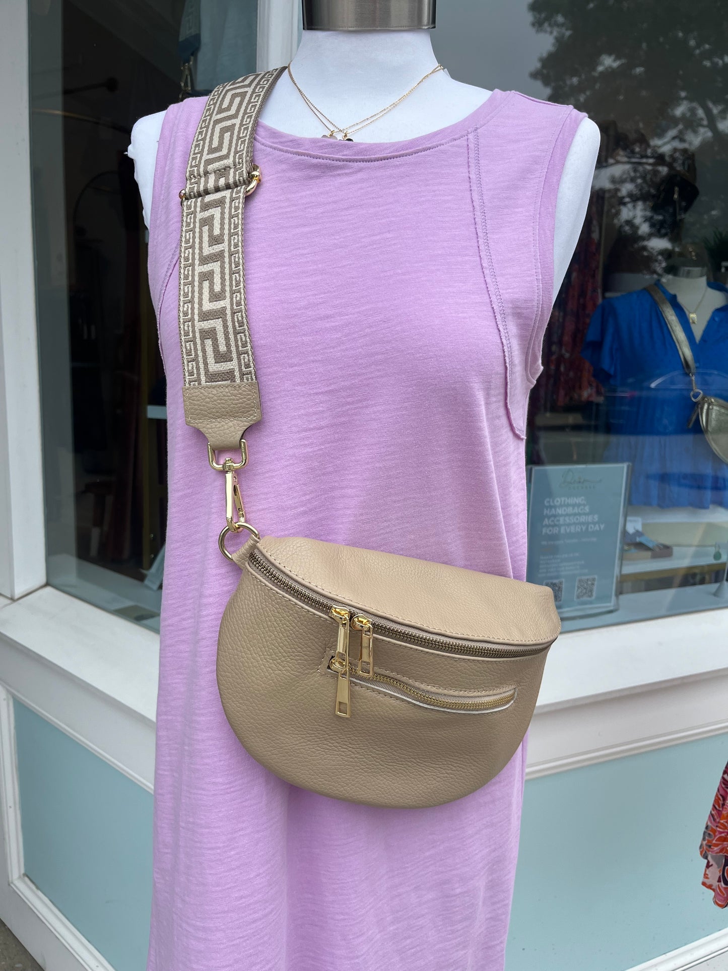 Debbie Katz Susina Leather Crossbody Handbag