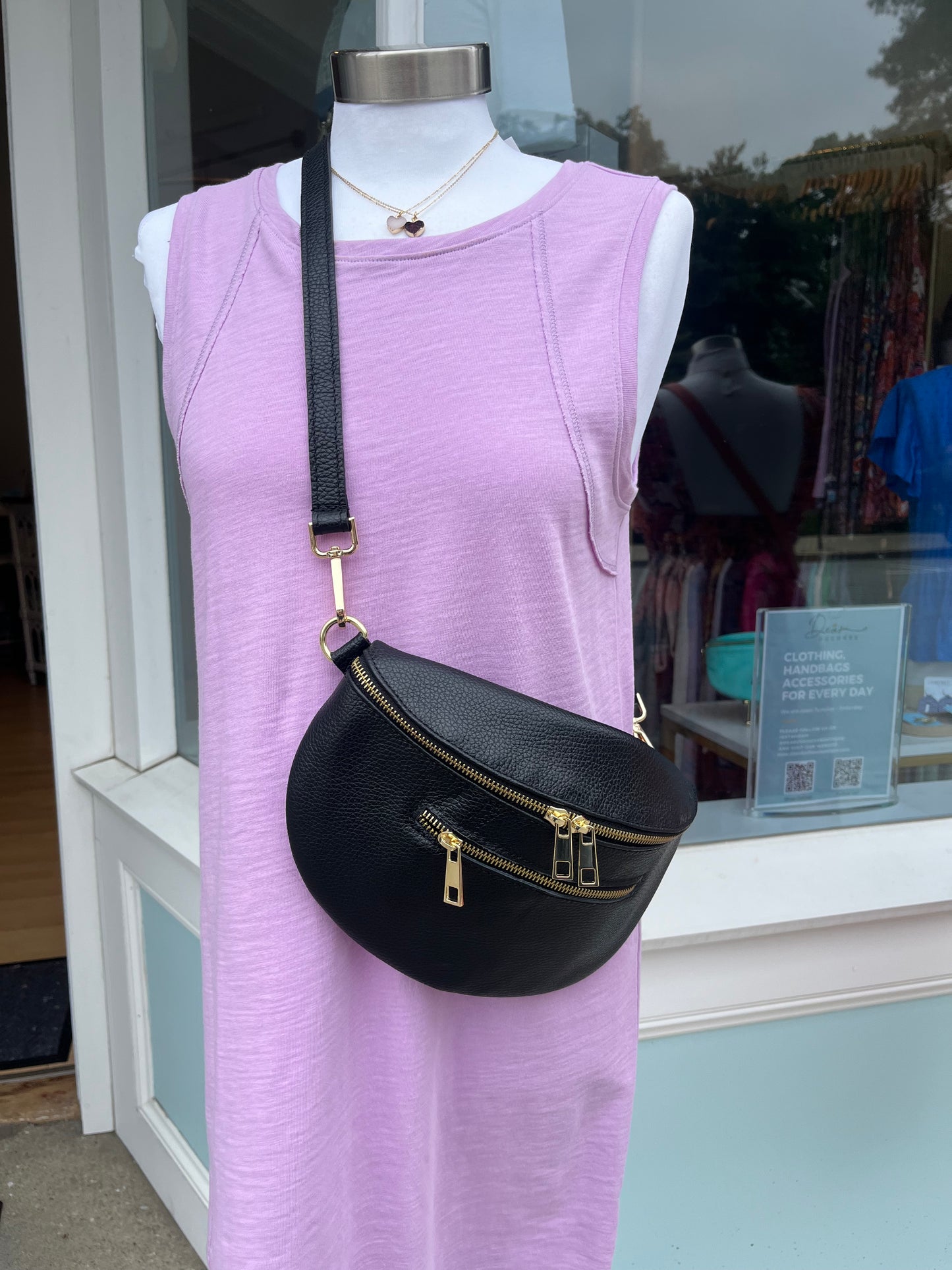 Debbie Katz Susina Leather Crossbody Handbag