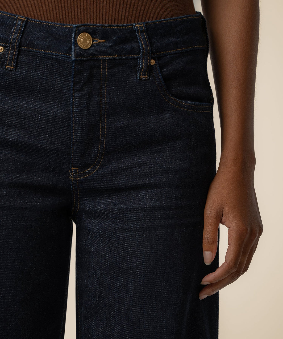 Maya High Rise Wide Leg Dark Wash Jeans