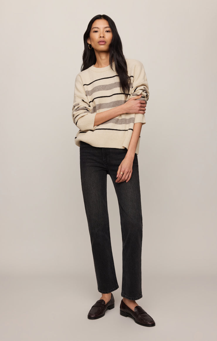 Cirrus Ivory Stripe Sweater