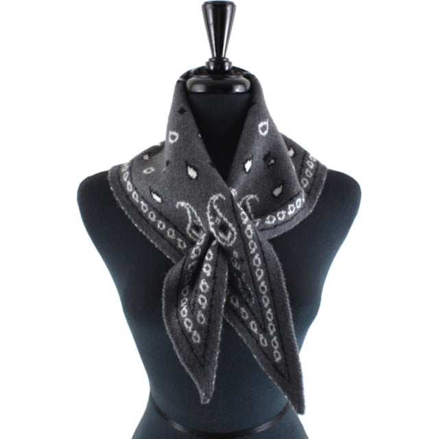 Pull Through Knit Bandana Scarf