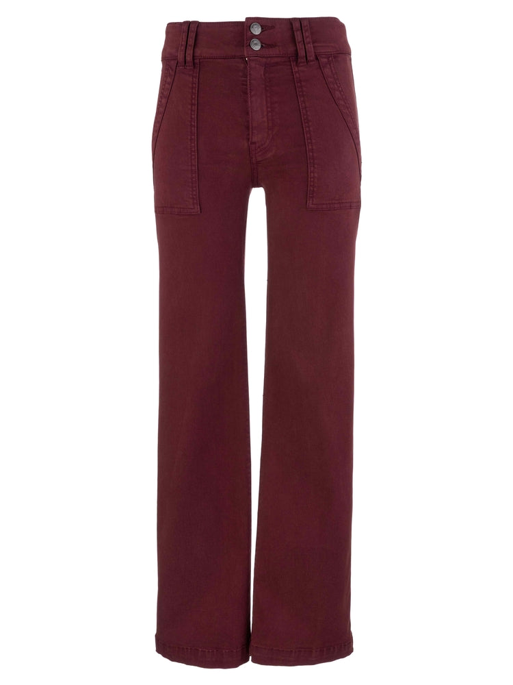 Jodi High Rise Jeans in Burgundy