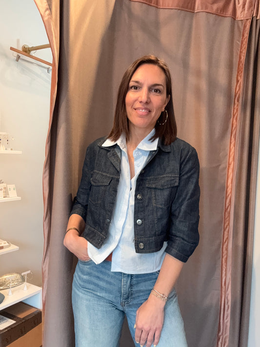 Cropped Denim Jacket