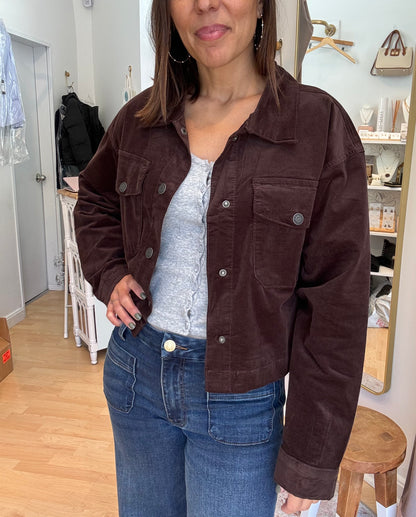 Baby Cord Cropped Jacket