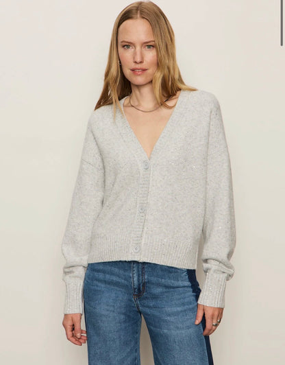 Shimmer Chunky Sweater Cardigan