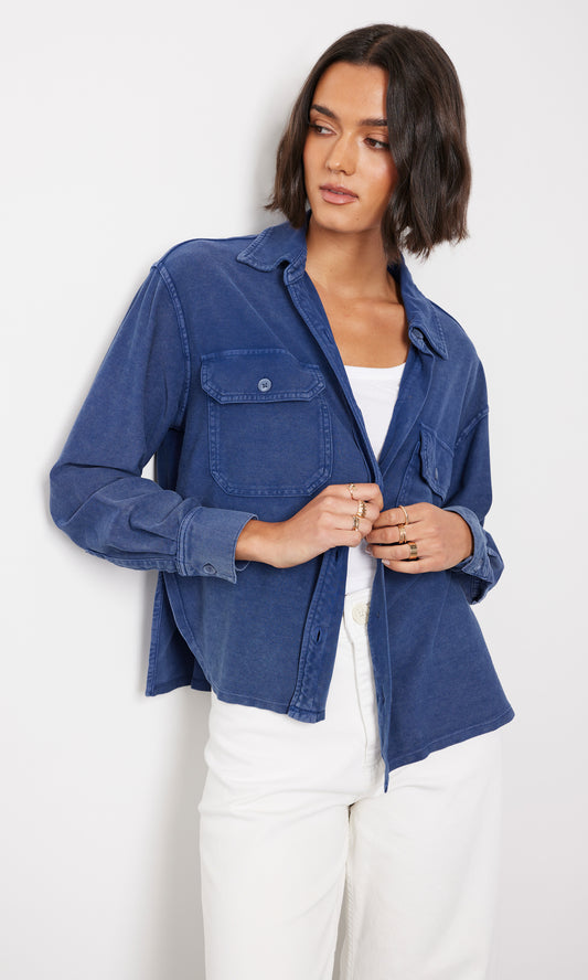 Bobi Boxy Button Up Shacket