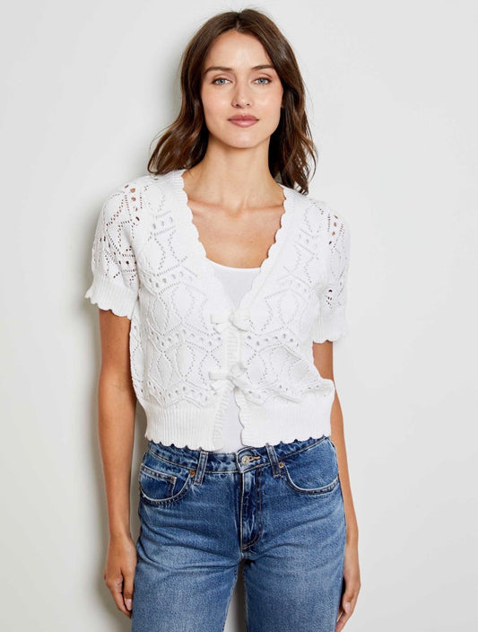 Short Sleeve Bow Cardigan Design History