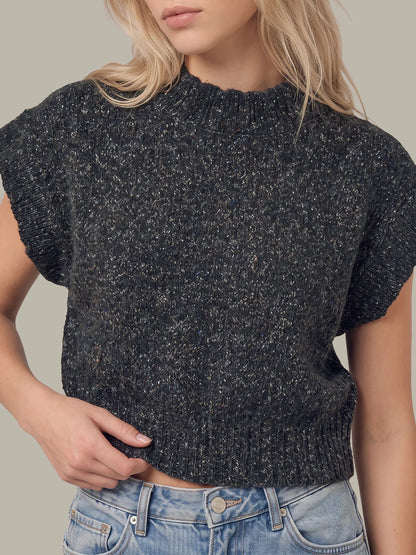 525 Short Sleeve Cropped Sweater Vest