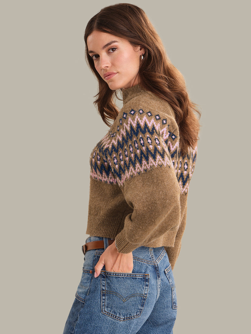 Odessa Fair Isle Zip Up