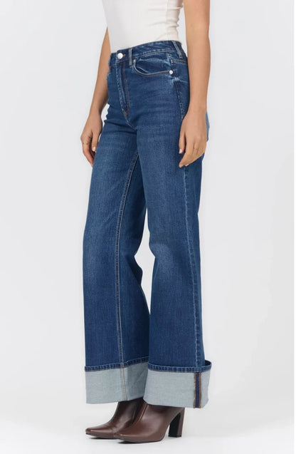 Fiona Wide Cuff Jeans by Dear John