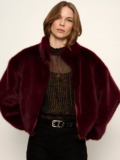 Everest Faux Fur Bomber