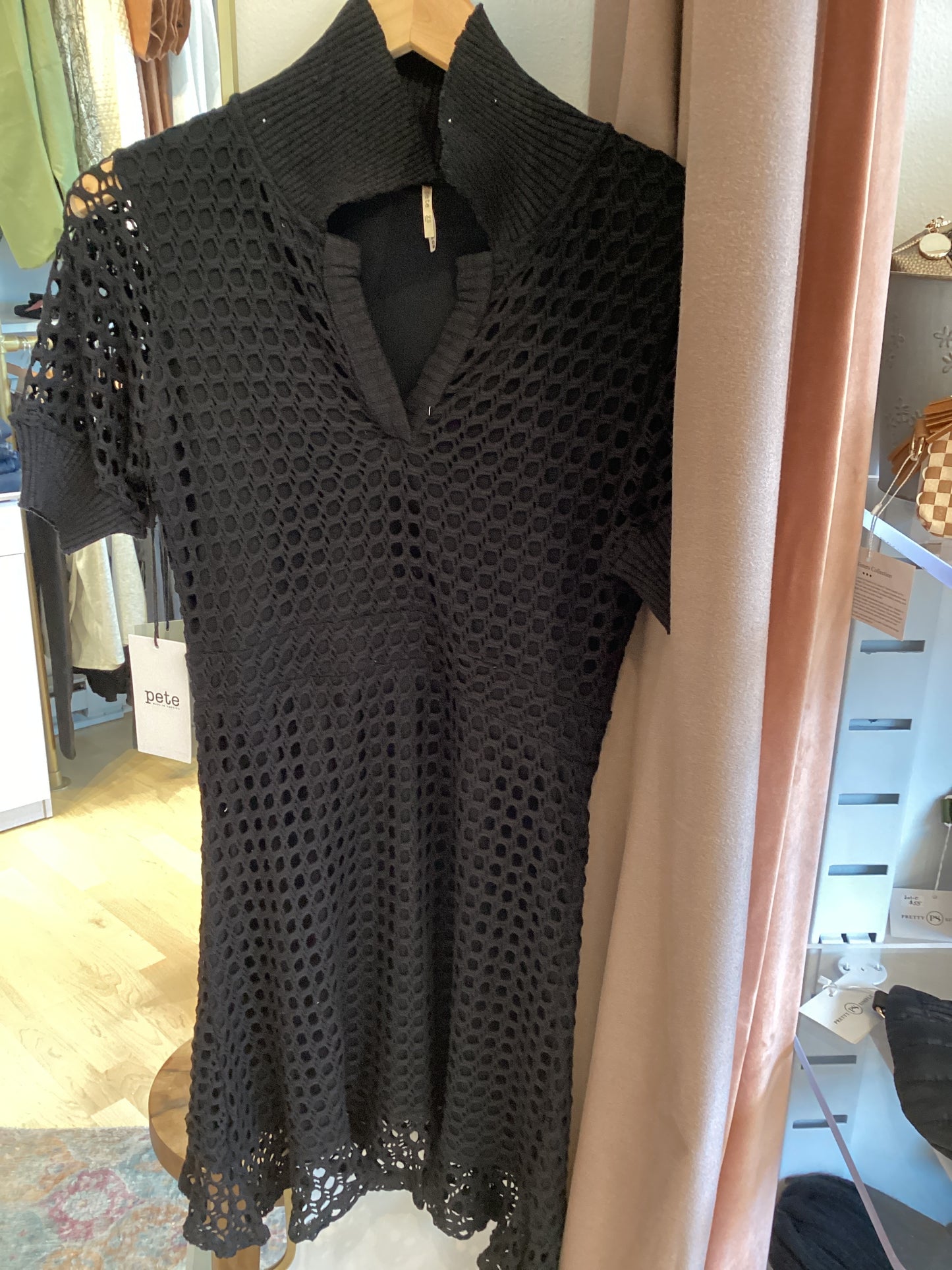 Pete Crochet Polo Dress