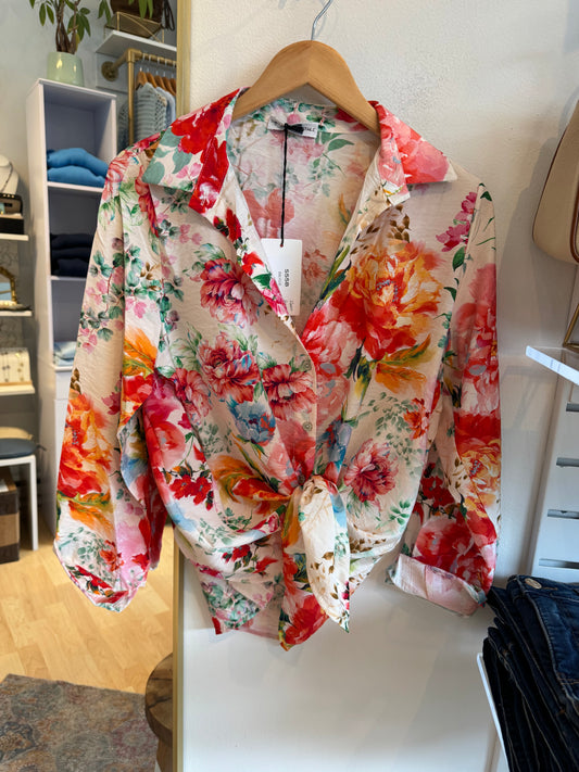 Vibrant Floral Blouse
